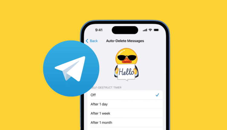 كيفية تفعيل ميزة الحذف التلقائي للرسائل في تيليجرام