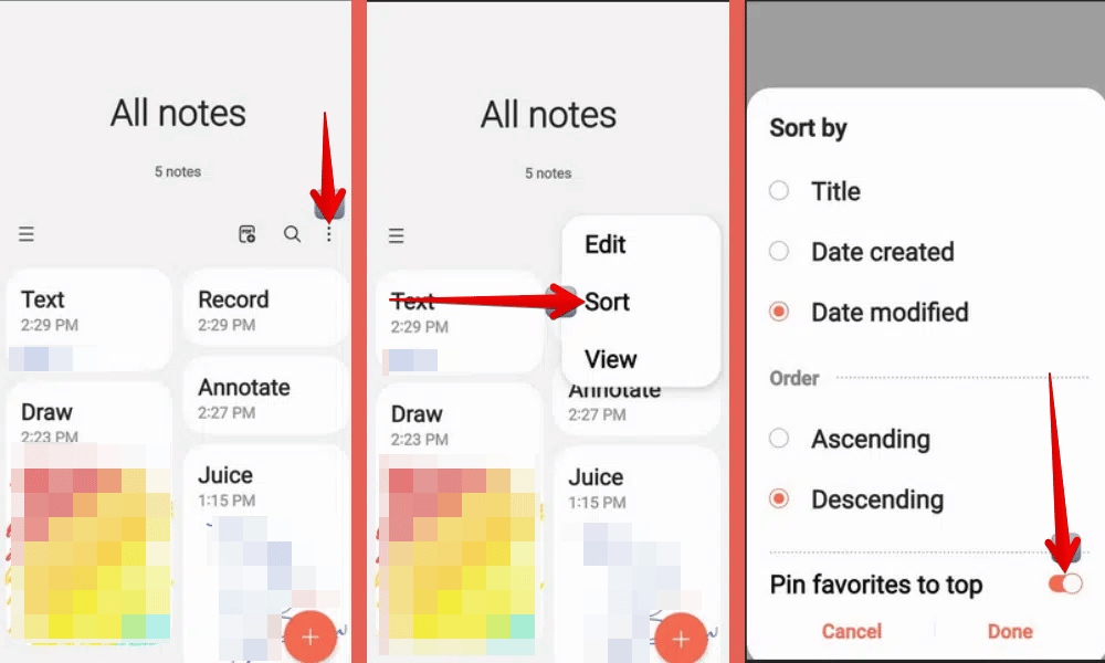 7 طرق لتحقيق أقصى استفادة من تطبيق Samsung Notes