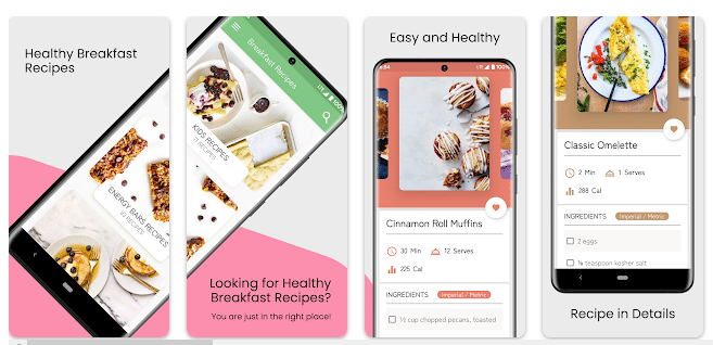 تطبيق Breakfast Recipes: Easy & Fast