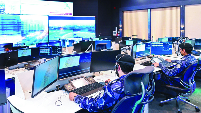 3343 مكالمة تعاملت معها شرطة الشارقة خلال رأس السنة