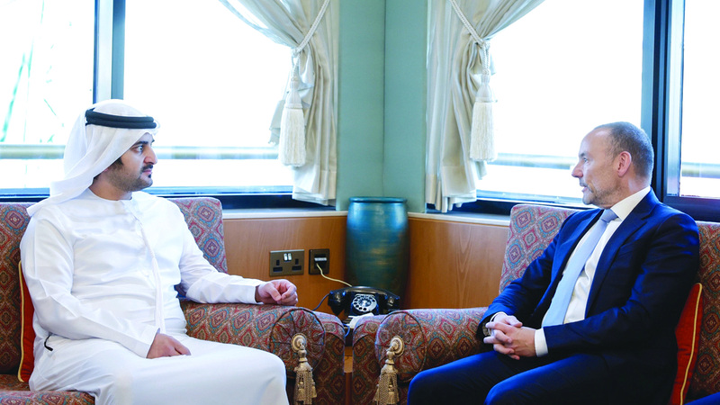 مكتوم بن محمد يؤكد الحرص على التعاون مع الشركات الداعمة للتنمية المستدامة