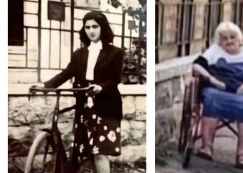 مشهد مؤلم لسيدة فلسطينية تقف أمام منزلها المسروق منذ 70 عاما.. لن ننسى