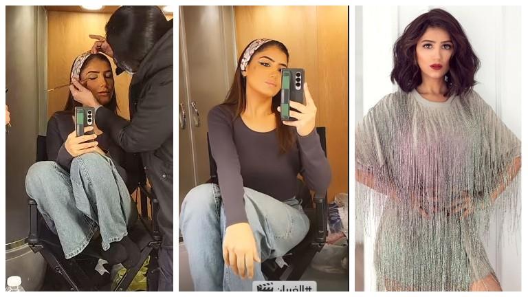 مي عمر تكشف عن صور من كواليس فيلم “الغربان”