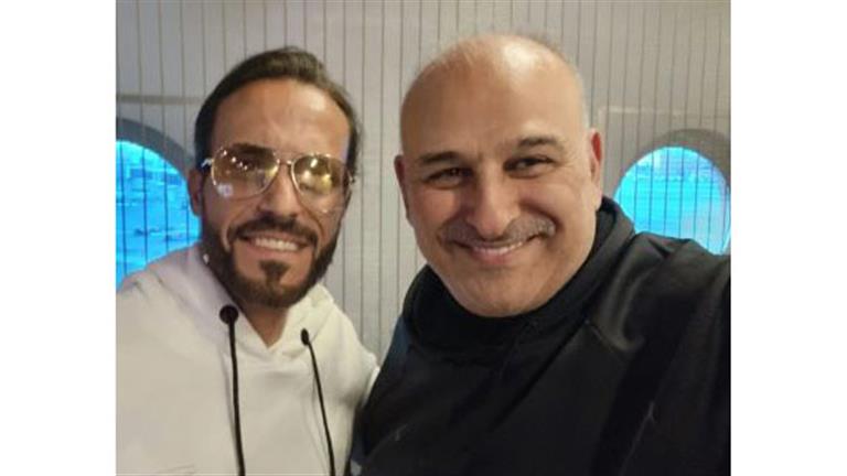 جمال سليمان ويوسف الشريف في الطريق لحفل “Joy Awards” في الرياض