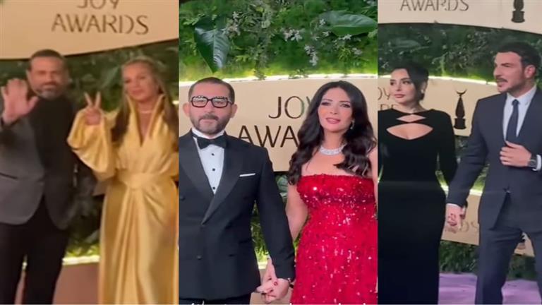 ‘الكابلز” بإطلالات لافتة للأنظار في حفل تسليم جوائز joy awords