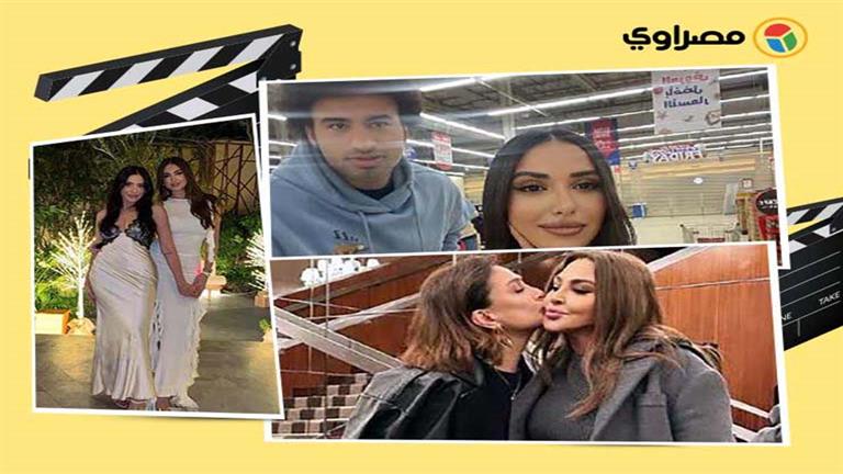 أسماء أبو اليزيد في رأس البر وغادة عبد الرازق تقبل إليسا .. 10 لقطات لنجوم الفن خلال 24 ساعة
