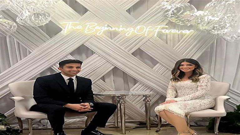 بالصور.. خطوبة هشام جمال على ليلى أحمد زاهر