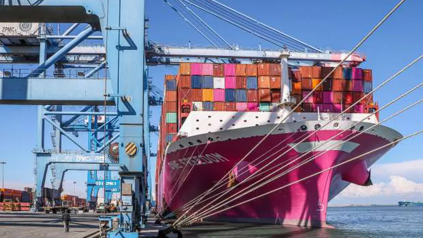 ميناء دمياط يستقبل سفينة الحاويات العملاقة «ONE FREEDOM»