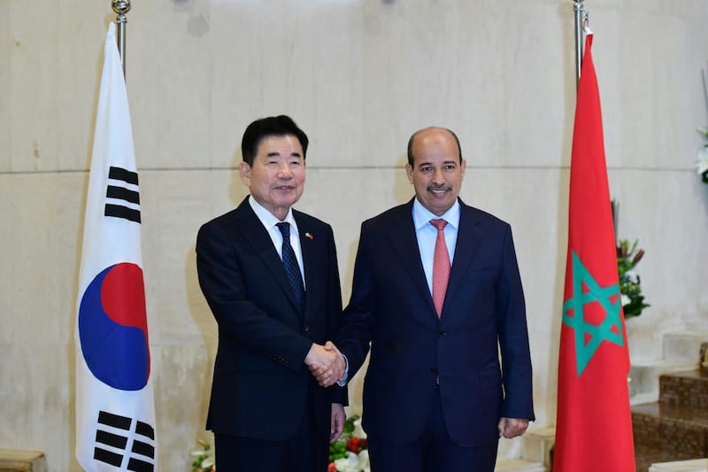 مباحثات تجمع ميارة ورئيس جمعية كوريا