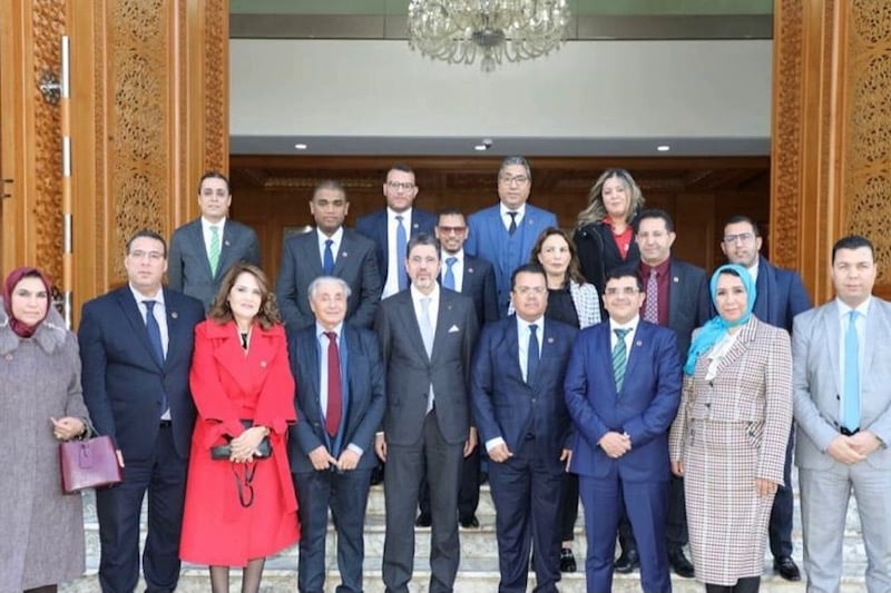 عبد النباوي يستقبل قضاة الودادية الحسنية