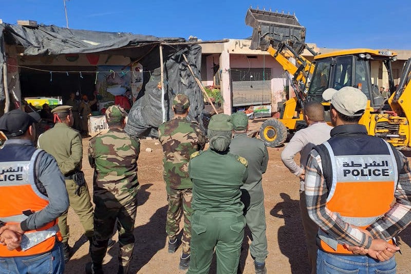 سلطة بيوكري تواجه احتلال الملك العمومي