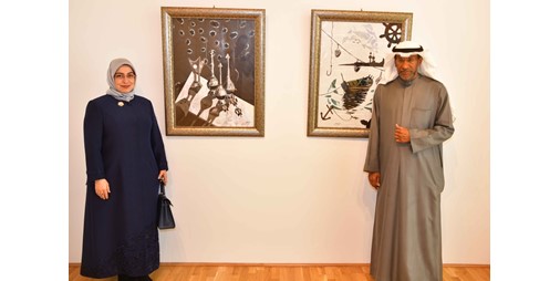 متحف قصر السلام يثري الفن والثقافة الكويتية من خلال معرض فني