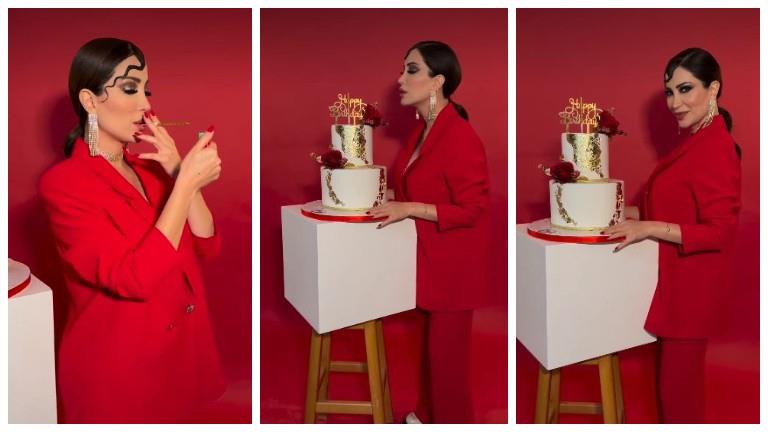 نسرين طافش تحتفل بعيد ميلادها بالتزامن مع عيد الحب