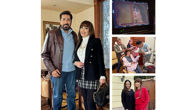 رمضان 2024.. نسرين طافش في كواليس مسلسل “بدون مقابل”