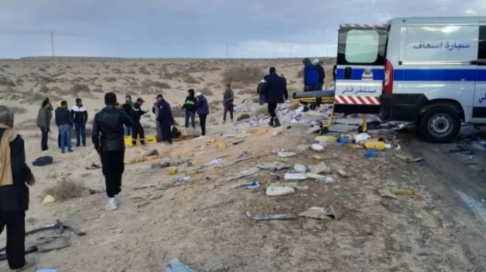 مقتل وإصابة 12 في حادث مروري جنوب تونس