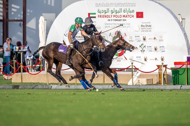 البولو يجمع مغاربة العالم وغنتوت الإماراتي