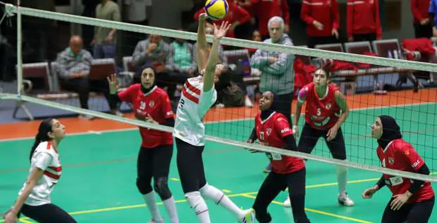 الزمالك يلتقي سموحة في نصف نهائي دوري سيدات الطائرة
