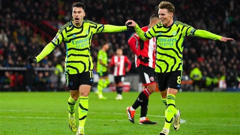 الأرقام التاريخية تنهال على مباراة ارسنال وشيفيلد بالدوري الإنجليزي