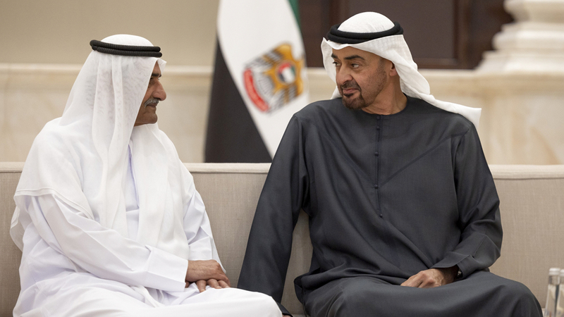 رئيس الدولة يستقبل حاكم الفجيرة