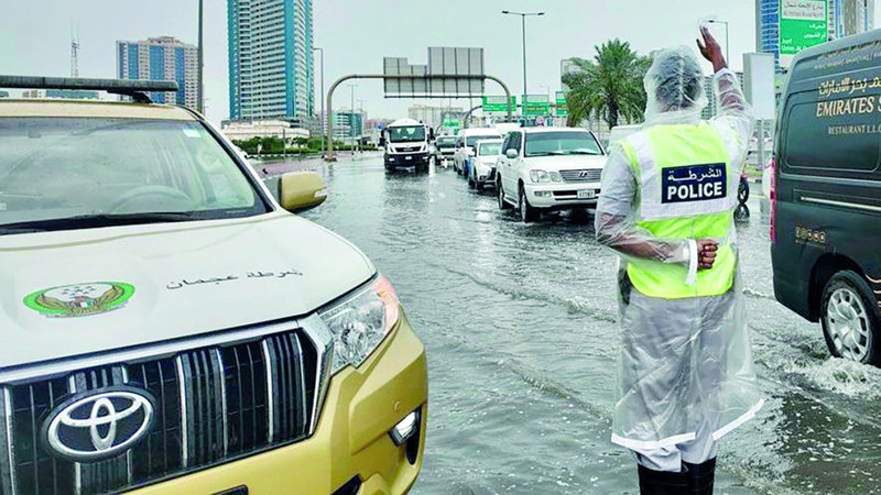 شرطة عجمان تعزّز جهودها لتأمين الحركة المرورية