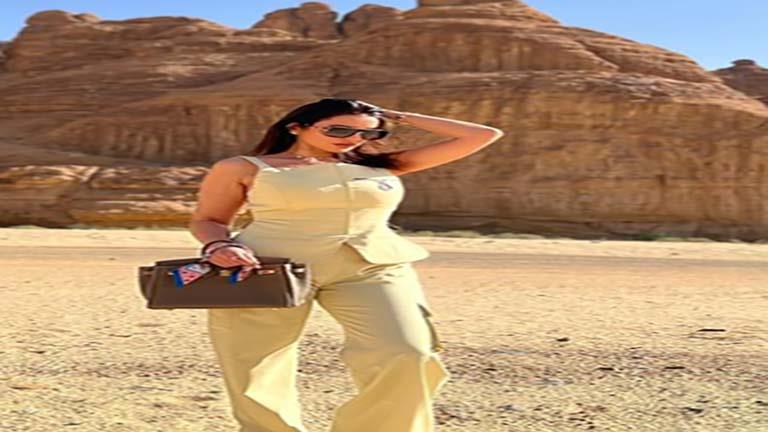 درة تخضع لجلسة تصوير جديدة.. والجمهور: “الجمال التونسي”