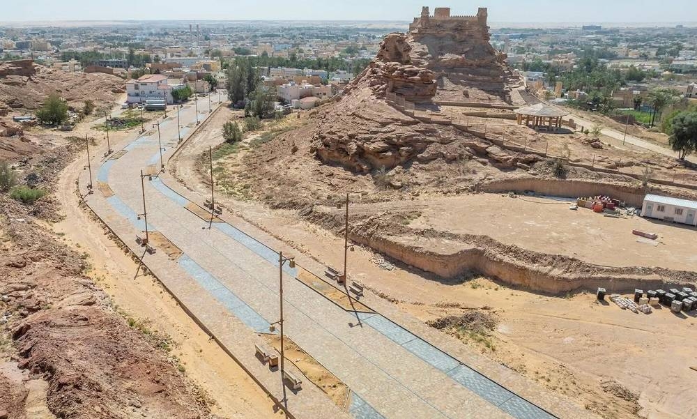 أمانة الجوف: إنجاز 95% من أعمال تطوير قلعة زعبل التراثية بسكاكا