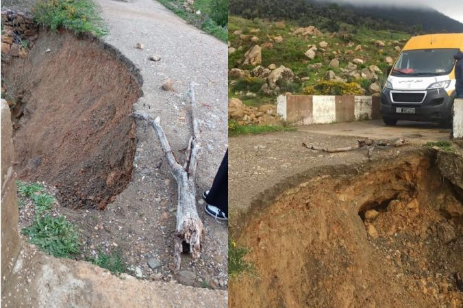 انهيار قنطرة حديثة البناء في العرائش جراء الأمطار يثير مخاوف السكان مجددا