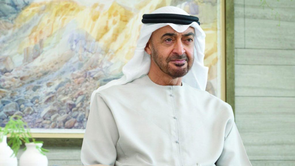 رئيس الدولة يبحث مع رئيس كازاخستان علاقات التعاون