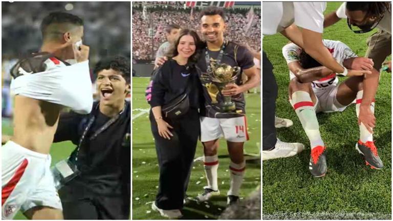 ” لقطة رائعة من شيكابالا ودونجا”.. مشاهد من تتوّيج الزمالك بالكونفدرالية