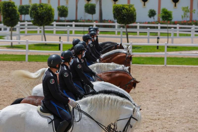 مراتب مشرفة لخيالة الأمن الوطني