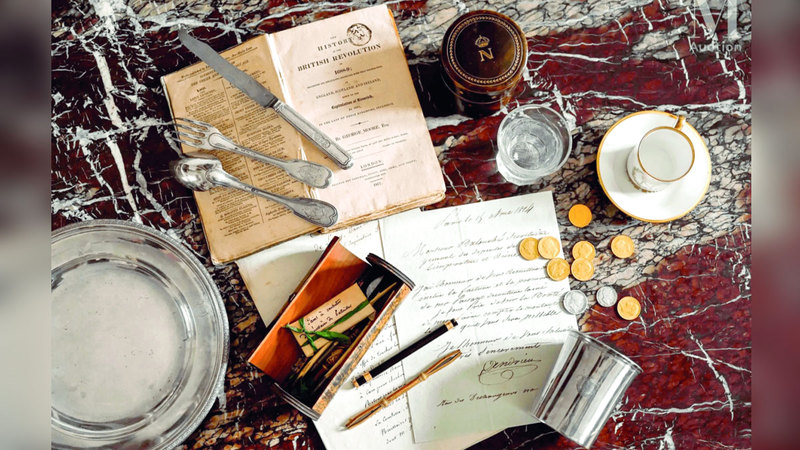 170 ألف يورو حصيلة بيع قوائم طعام نابليون وشخصيات بارزة