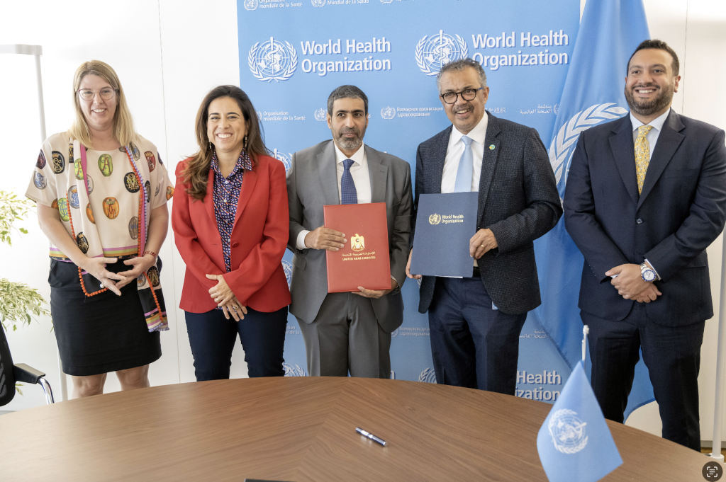 الإمارات تقدم 8 ملايين دولار أمريكي لمنظمة الصحة العالمية لدعم الجهود الإنسانية في السودان