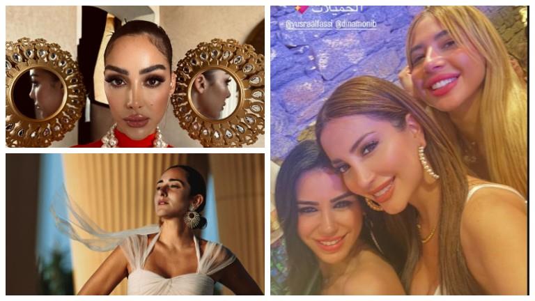 جميلة عوض بدون مكياج ومحمد فراج برفقة زوجته.. 10 لقطات لنجوم الفن خلال 24 ساعة