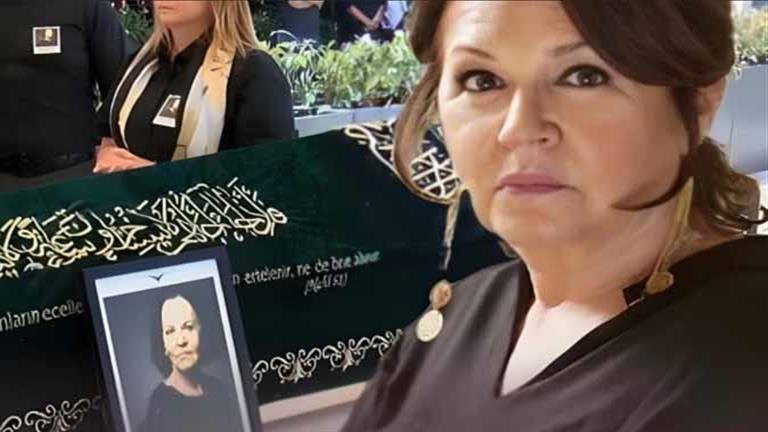 بالصور.. جنازة نجمة “العشق الممنوع” وسط غياب أبطال المسلسل