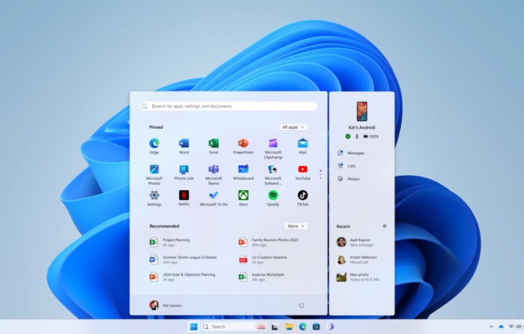 مايكروسوفت تعزز تكامل الهواتف الذكية مع ويندوز 11