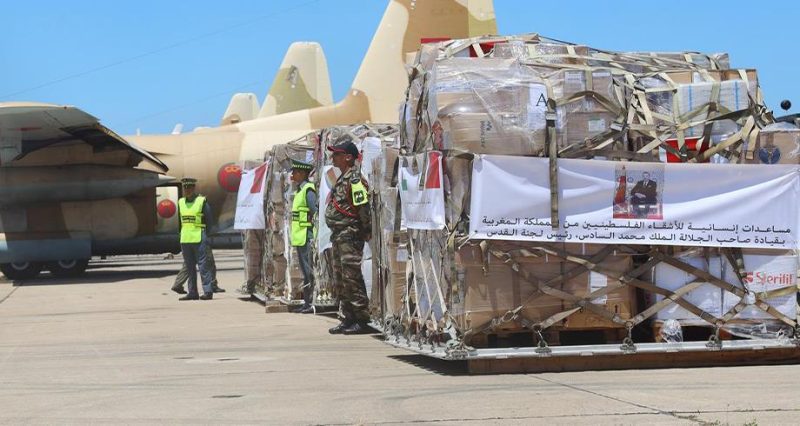 مزيد من المساعدات الطبية من المغرب إلى غزة غالبيتها من المال الخاص للملك