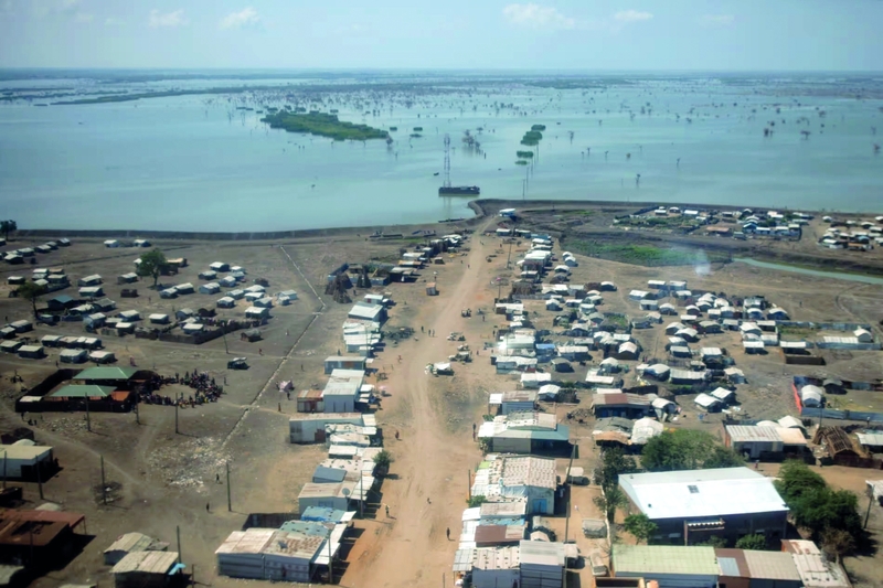 مدينة بانتيو بجنوب السودان مهددة بالغرق مع ارتفاع منسوب بحيرة فكتوريا