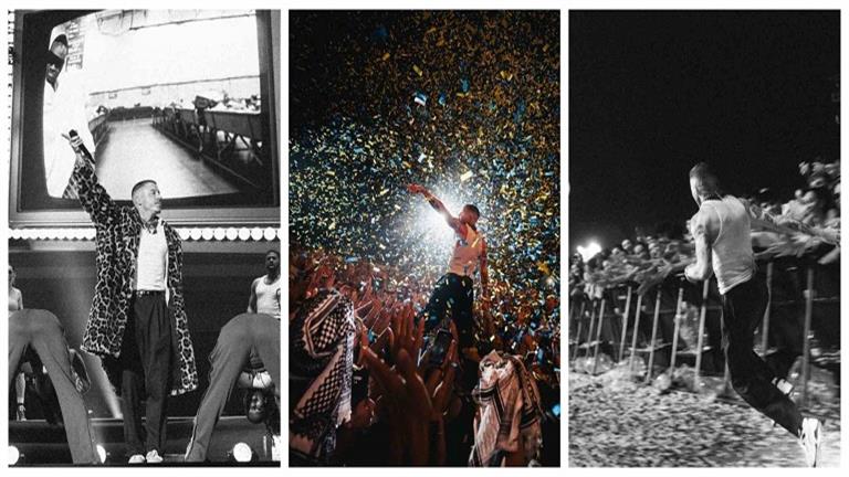 “رافعًا الكوفية الفلسطينية”.. ماكليمور يشعل أجواء حفله الغنائي في إيطاليا