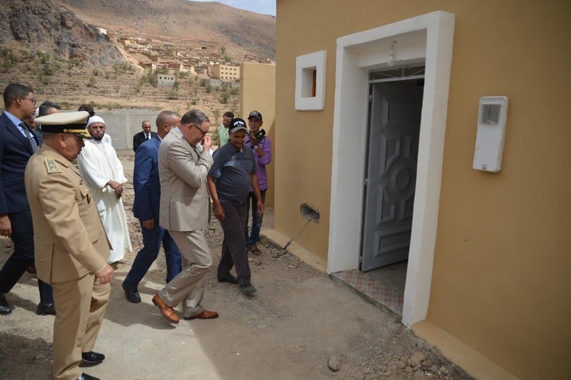 عامل ورزازات يتفقد دوار أنميذ بخزامة