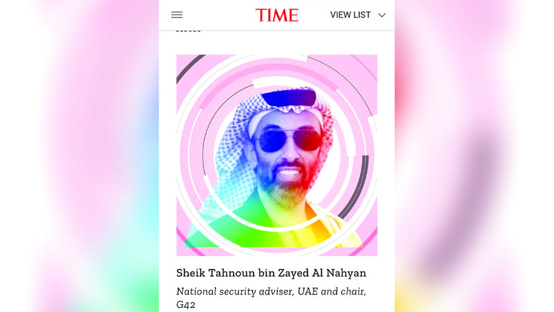 طحنون بن زايد ضمن أهم 100 شخصية في «الذكاء الاصطناعي»