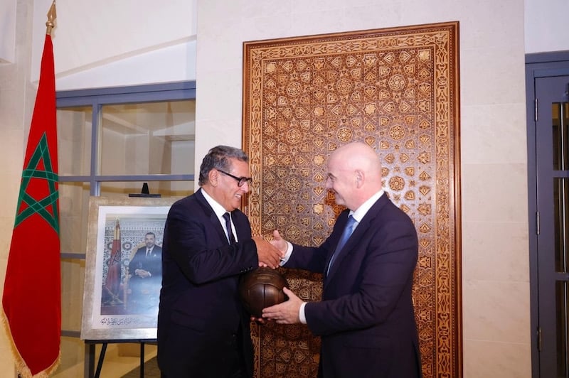 “المونديال” يجمع بين أخنوش وإينفانتينو