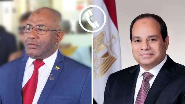 السيسى يجرى اتصالاً هاتفياً برئيس جزر القمر عثمان غزالى – النيل 24