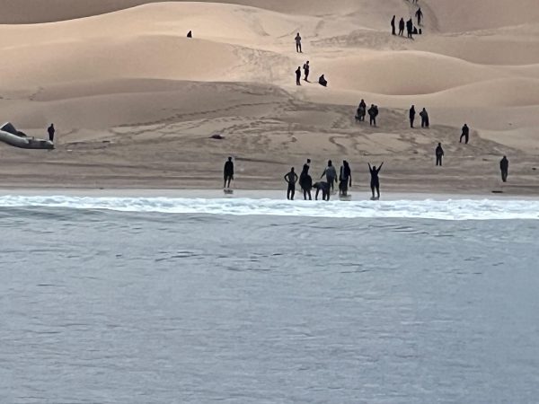 جنوح قارب يحمل مهاجرين سريين قرب كلميم بسبب عطب في المحرك (فيديو)