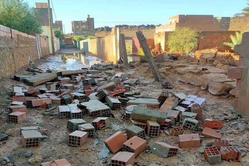 السيول تخلف أضرارا بالجنوب الشرقي