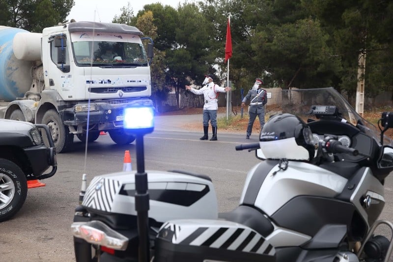 الدرك يحجز أطنانا من الإسمنت المدعم