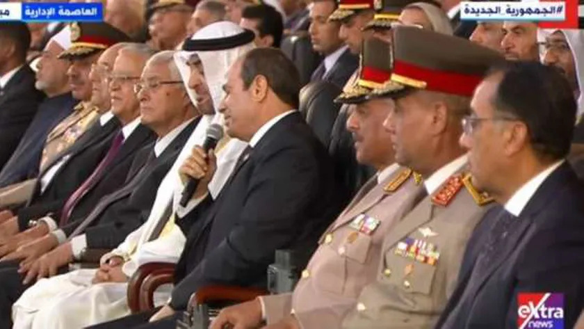 الرئيس السيسي يرحب بحضور الشيخ محمد بن زايد حفل تخرج طلاب الكليات العسكرية