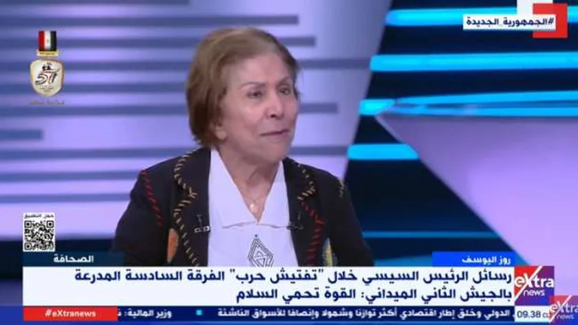فريدة الشوباشي: مصر قوة إقليمية تدعو للبناء والتقدم وليس القتل والتدمير