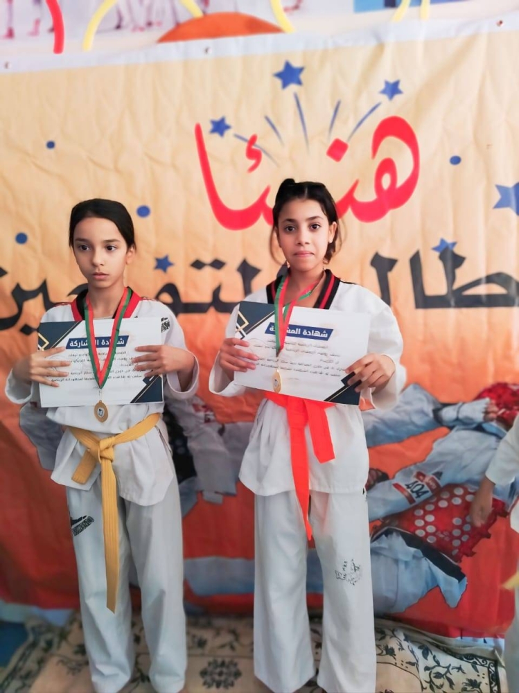 «ريتاج وجنات».. أبطال التايكوندو للفتيات في المغرب