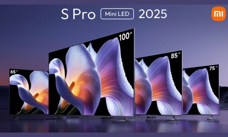 شاومي تطلق أجهزة التلفاز الفاخرة S Pro Mini LED 2025