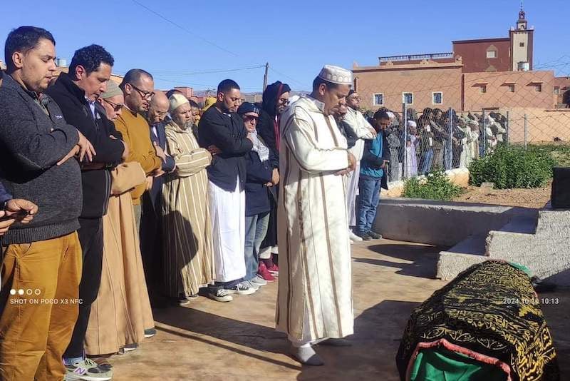 تشييع جنازة عبد العزيز برادة في تنغير